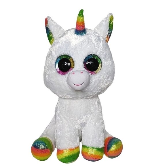 Ty Beanie Boos Pixy Unicorn Large 18" Plush Stuffed Animal - Picture 1 of 7